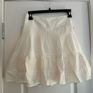 NWT Madewell high waisted white skirt